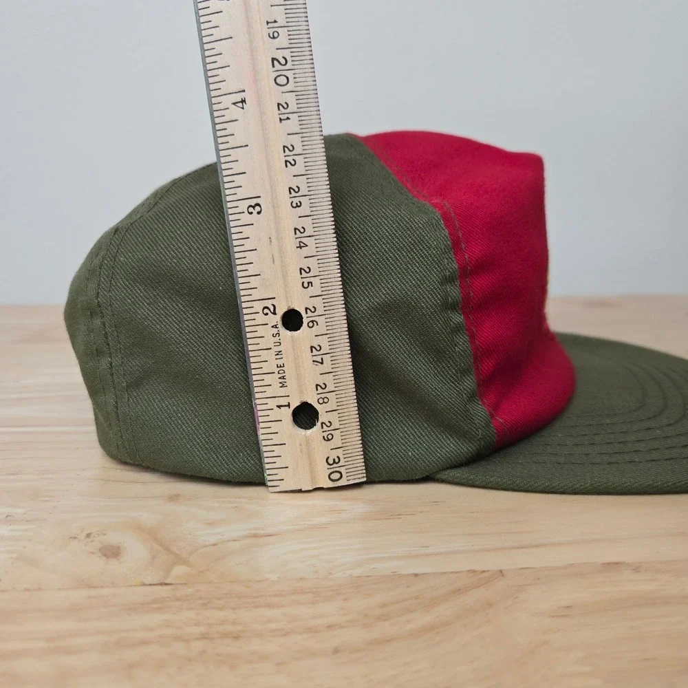 Vintage BSA Scout Cap Hat Webelos Kids Teens Green 1980s USA Boy Scouts Official